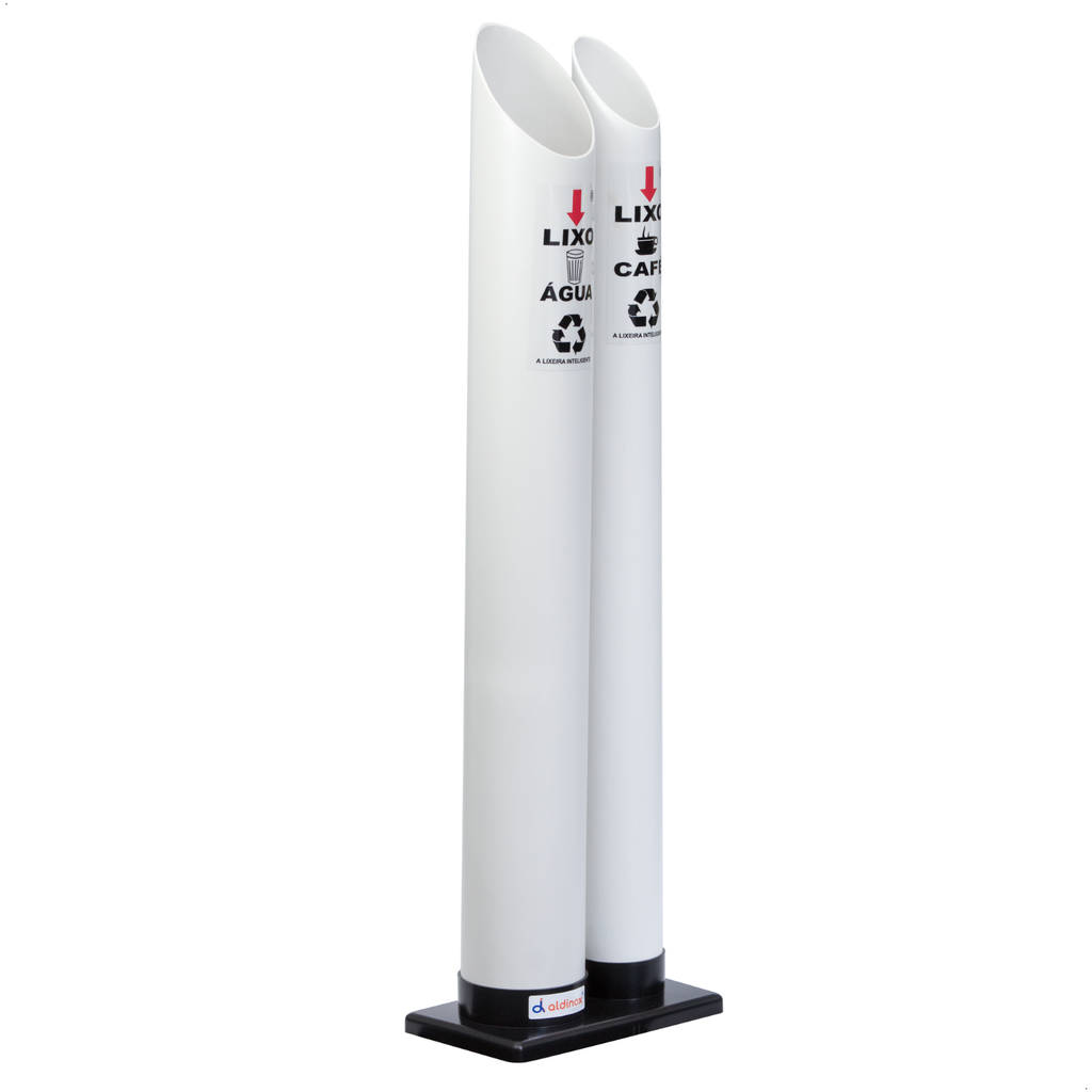 Coletor Copo Descartável Duplo Água 200ml/Café 50ml