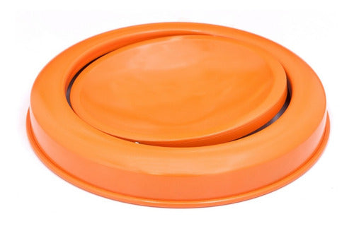 Tampa Basculante Fliptop 24cm Lixeira Inox Varias Cores