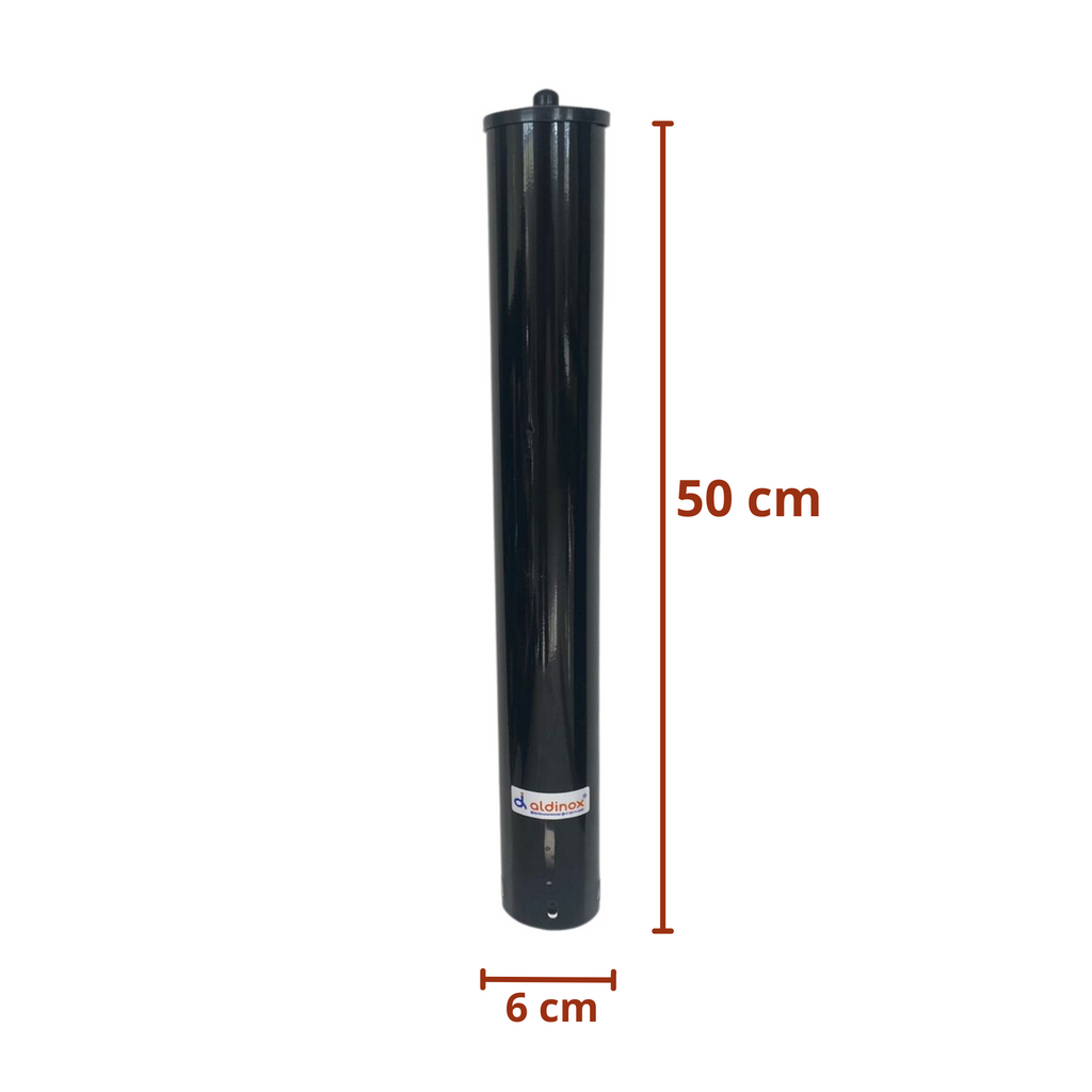 Dispenser Esmaltado Preto Café 50ML MSP 064