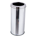 LIXEIRA INOX COM ARO INOX 24X50 25L MSP 704