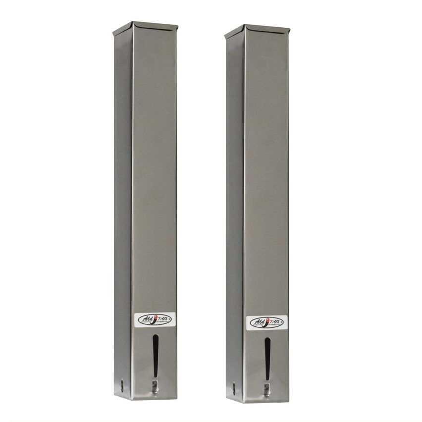 Kit 2 Dispensers Quadrado 50ml Inox
