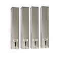 Kit 4 Dispensers Quadrado 200ml Inox