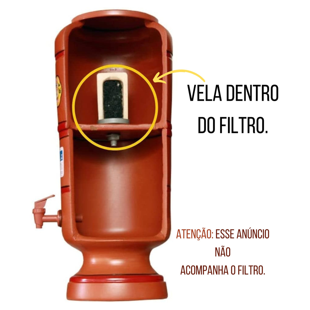 Vela Para Filtro Com Carvão Ativado