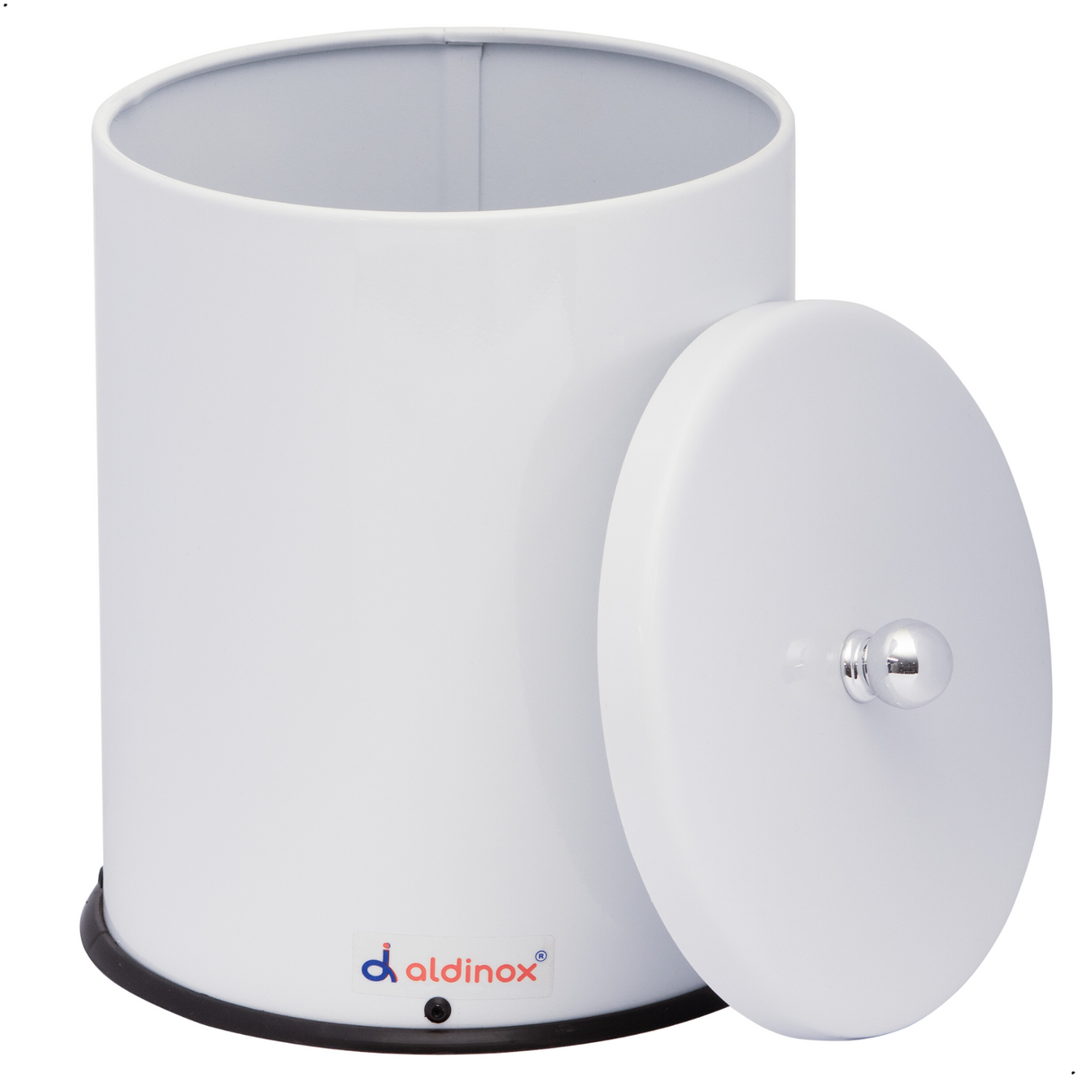 Lixeira Lavabo 5L Esmaltada Tampa Plástica