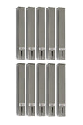 Kit 10 Dispensers Quadrado 50ml Inox