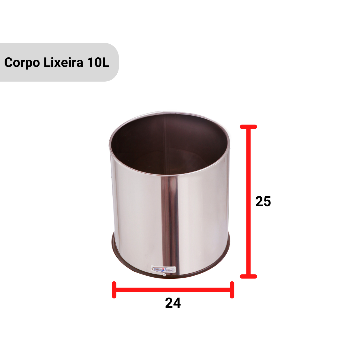 Corpo Lixeira 10L