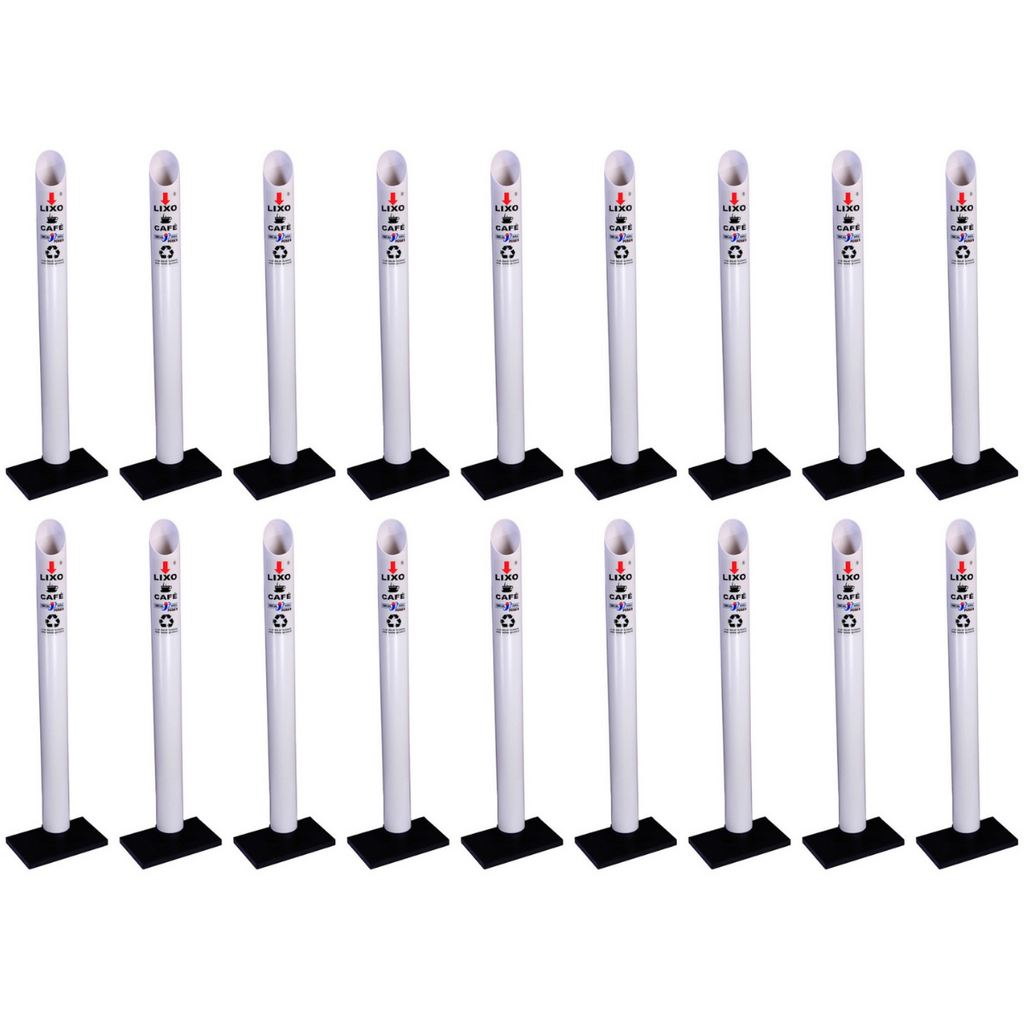 Kit 18 Coletores Individuais Café PVC