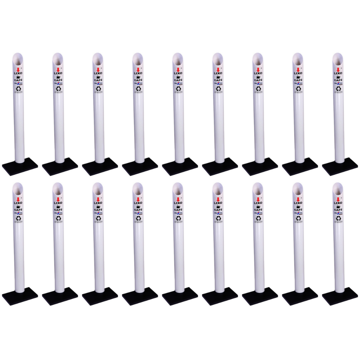 Kit 18 Coletores Individuais Café PVC