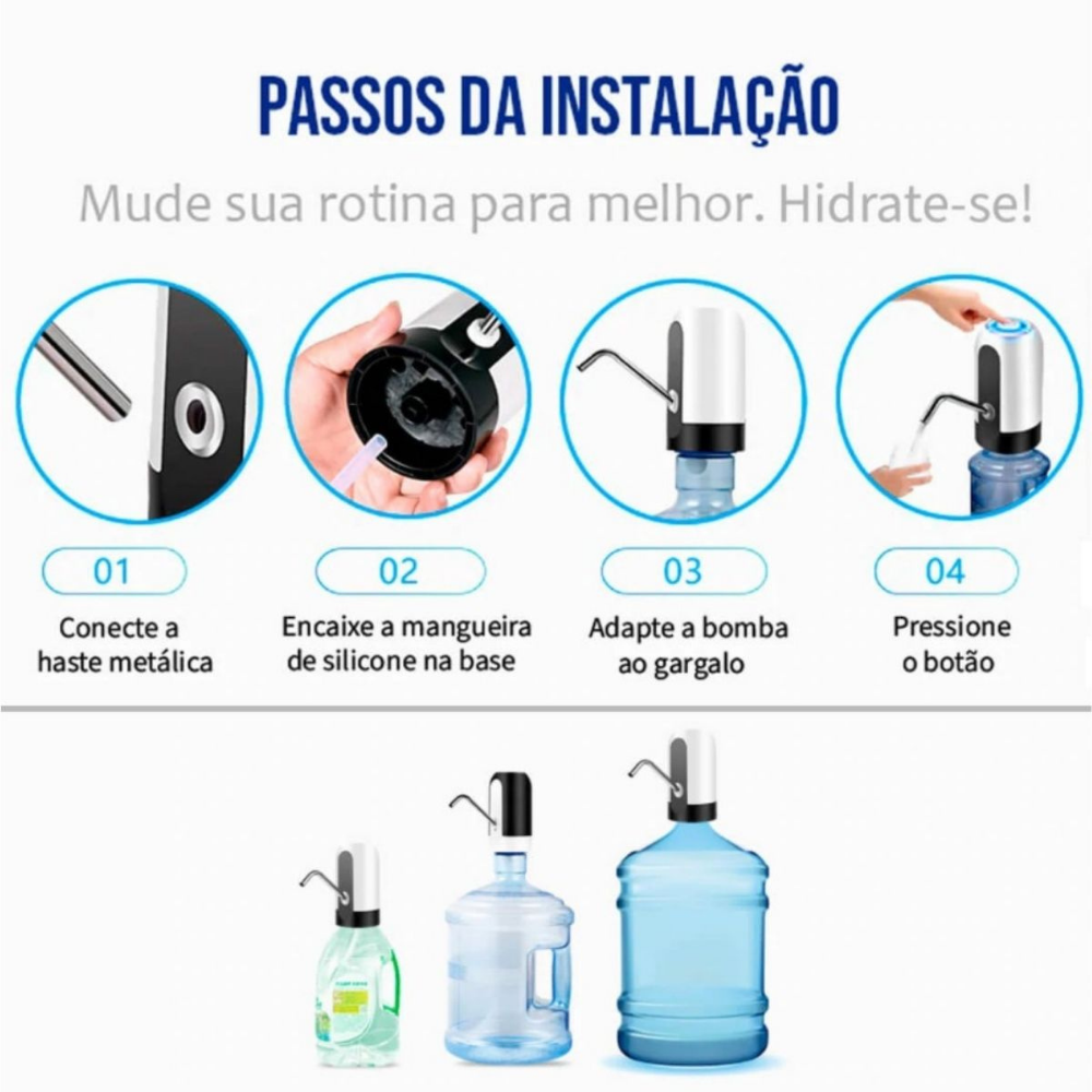 Bomba Elétrica Para Galão D'Água