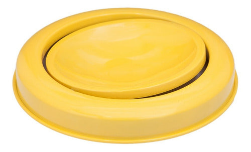 Tampa Basculante Fliptop 24cm Lixeira Inox Varias Cores