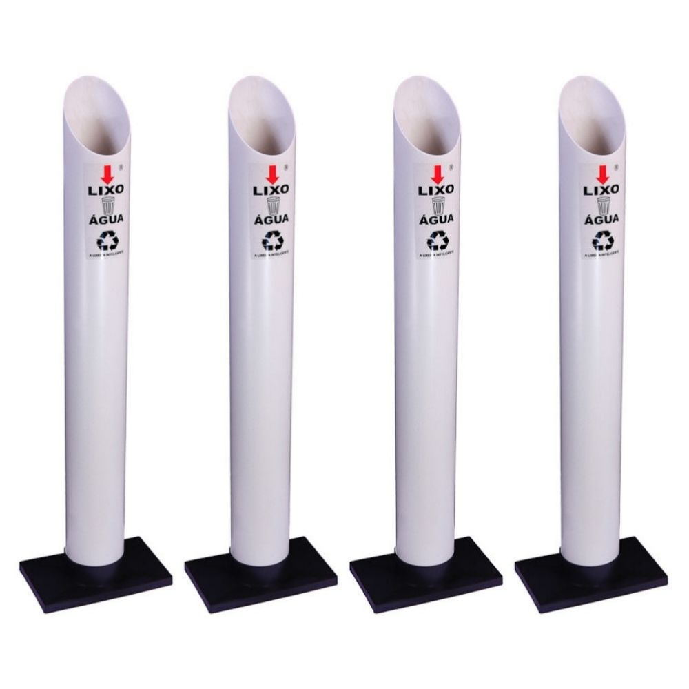 Kit 4 Coletores Individuais Água PVC