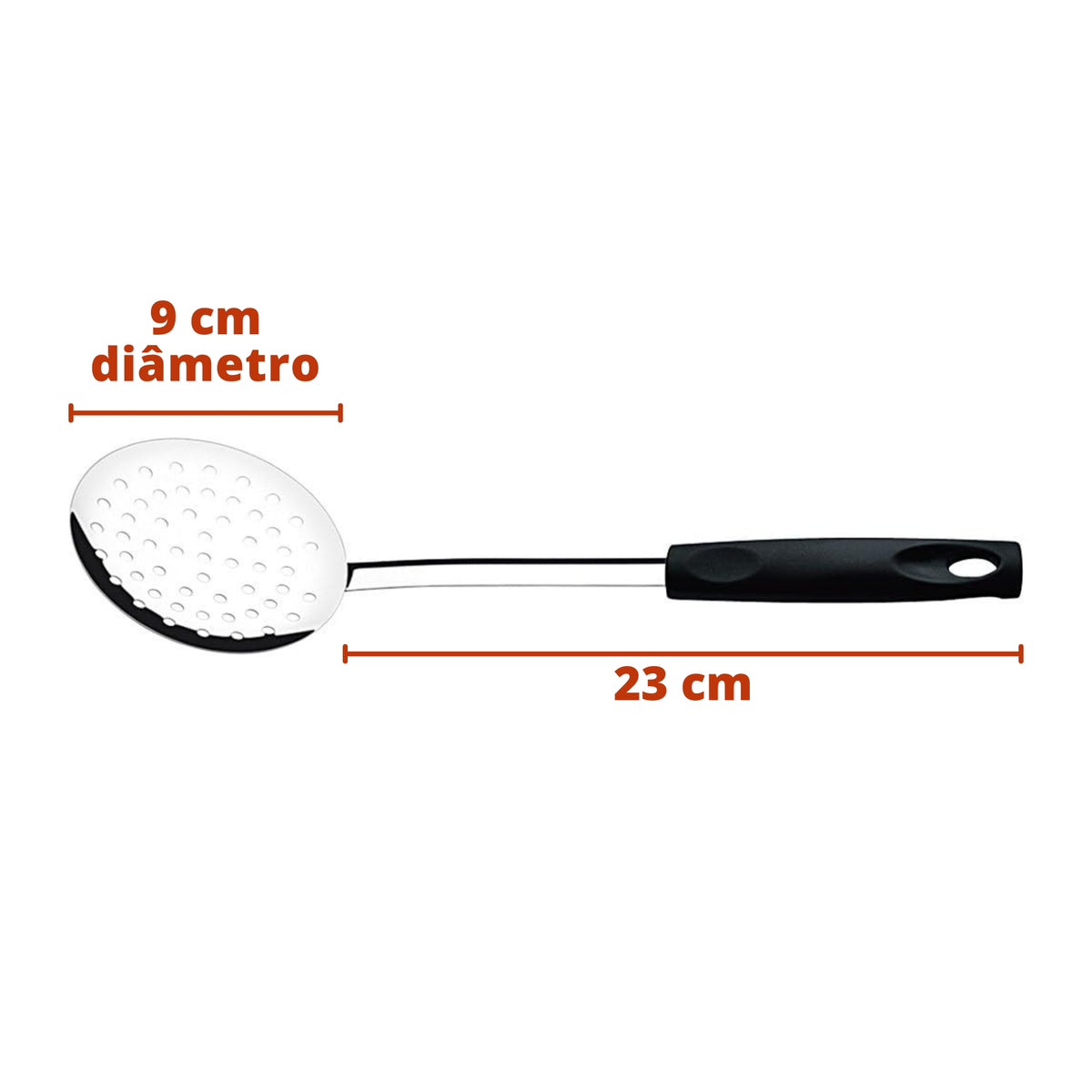 Kit Concha Montada Baquelite + Escumadeira Montada Baquelite
