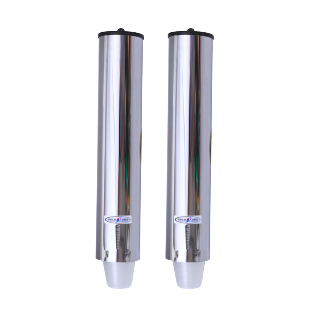 Kit 2 Dispenser Redondo Inox Água 400ML