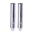 Kit 2 Dispenser Redondo Inox Água 400ML