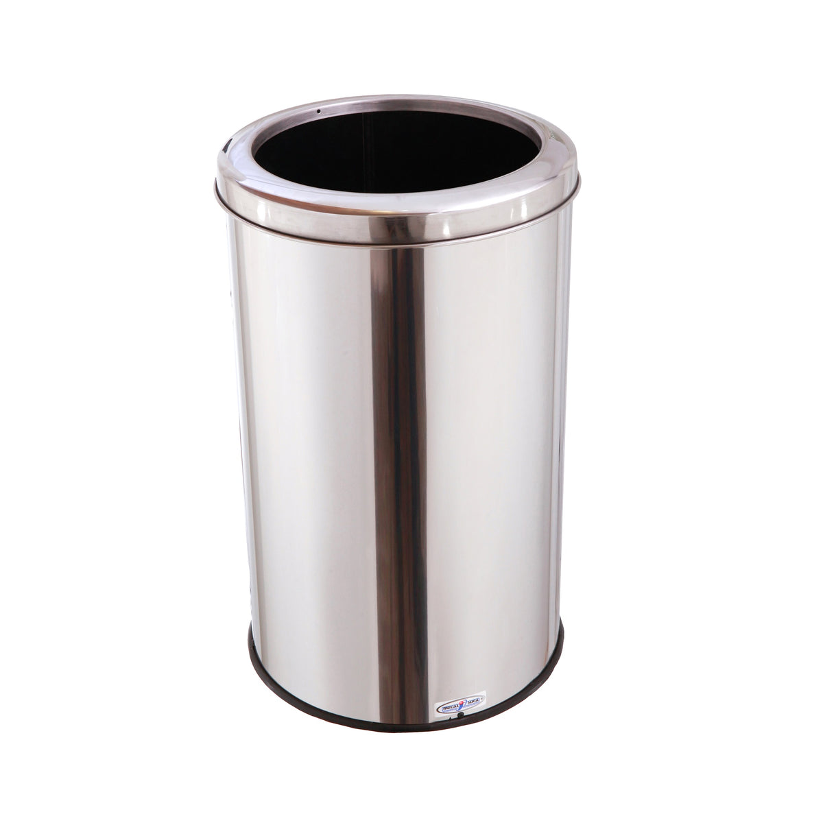 LIXEIRA INOX COM ARO INOX 30X50 35L MSP 708