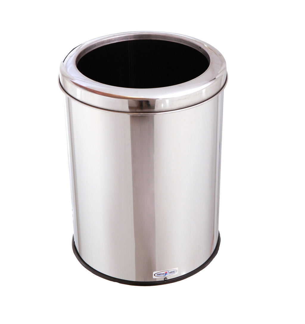 LIXEIRA INOX COM ARO INOX 30X40 30L MSP 707