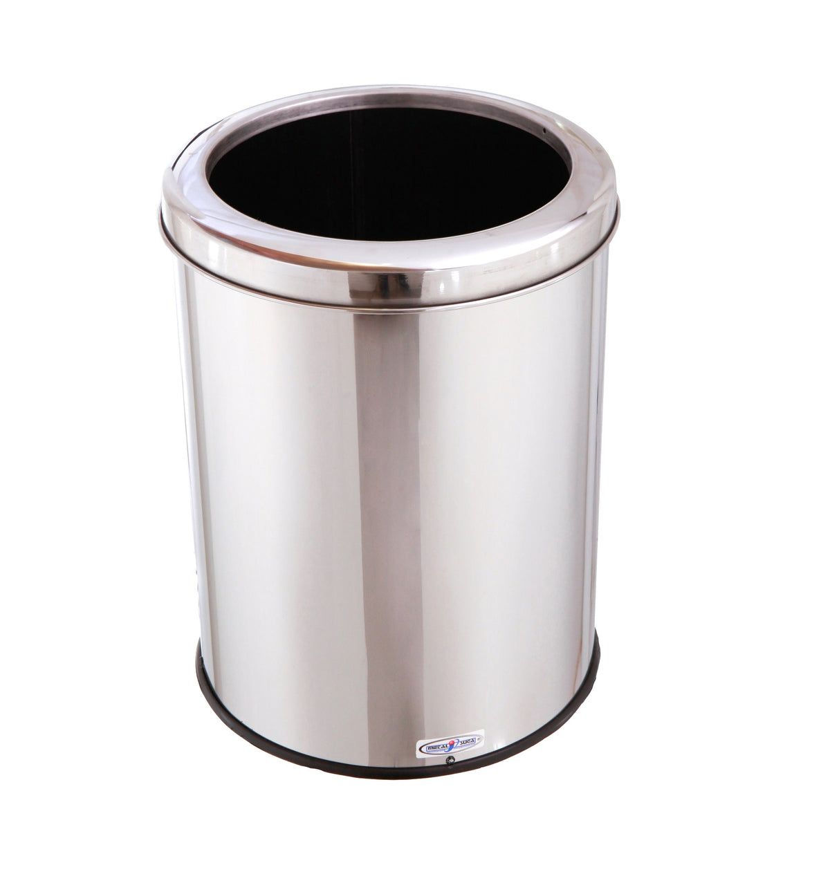 LIXEIRA INOX COM ARO INOX 30X40 30L MSP 707