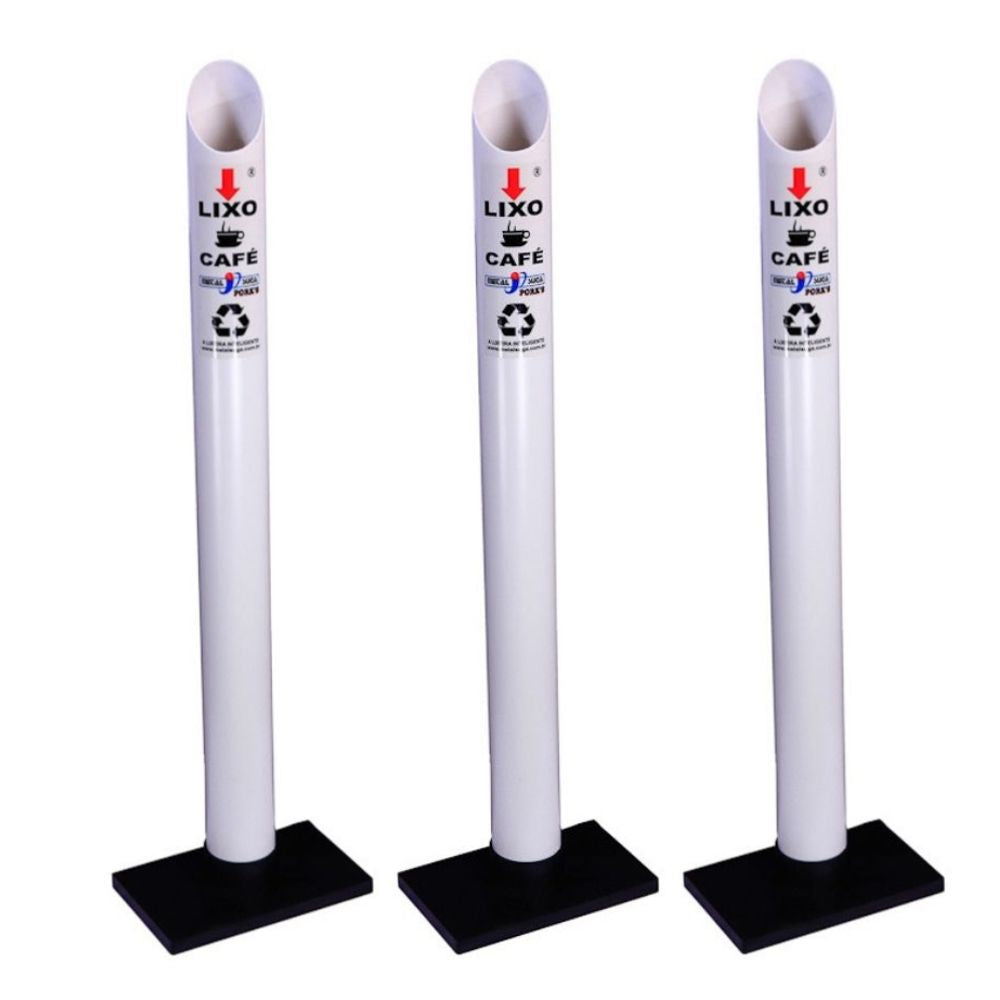 Kit 3 Coletores Individuais Café PVC