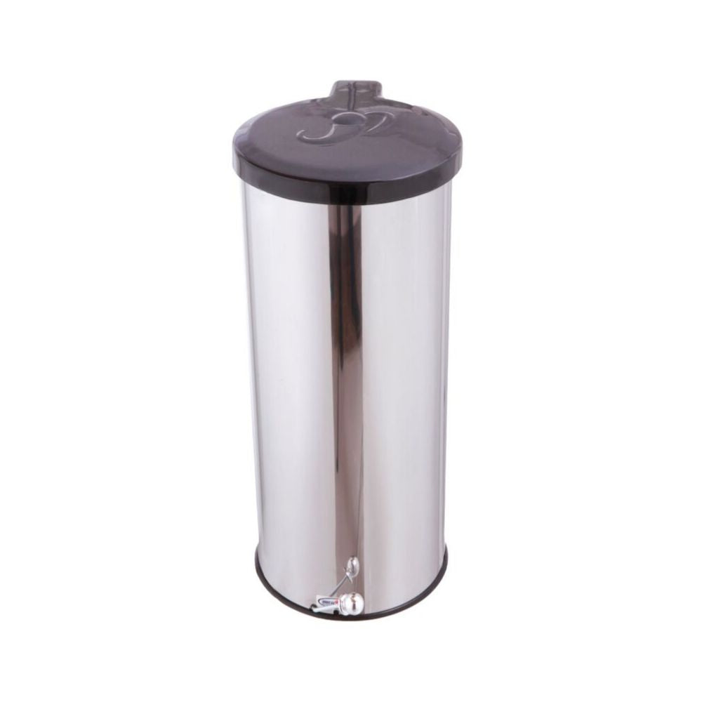 Lixeira Redonda C/ Pedal Esférico 25L
