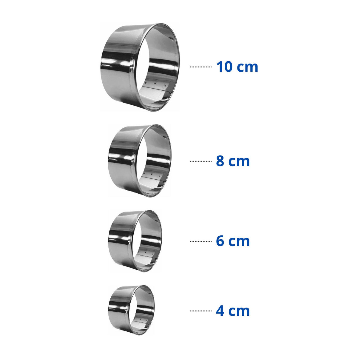 Kit 4 Aro Inox - Cortador