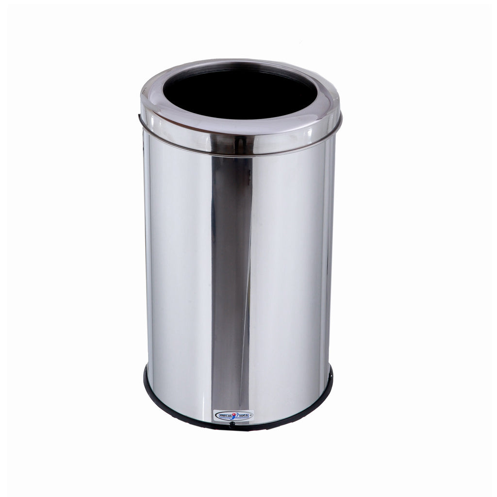 LIXEIRA INOX COM ARO INOX 24X40 20L MSP 703