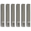 Kit 6 Dispensers Quadrado 50ml Inox