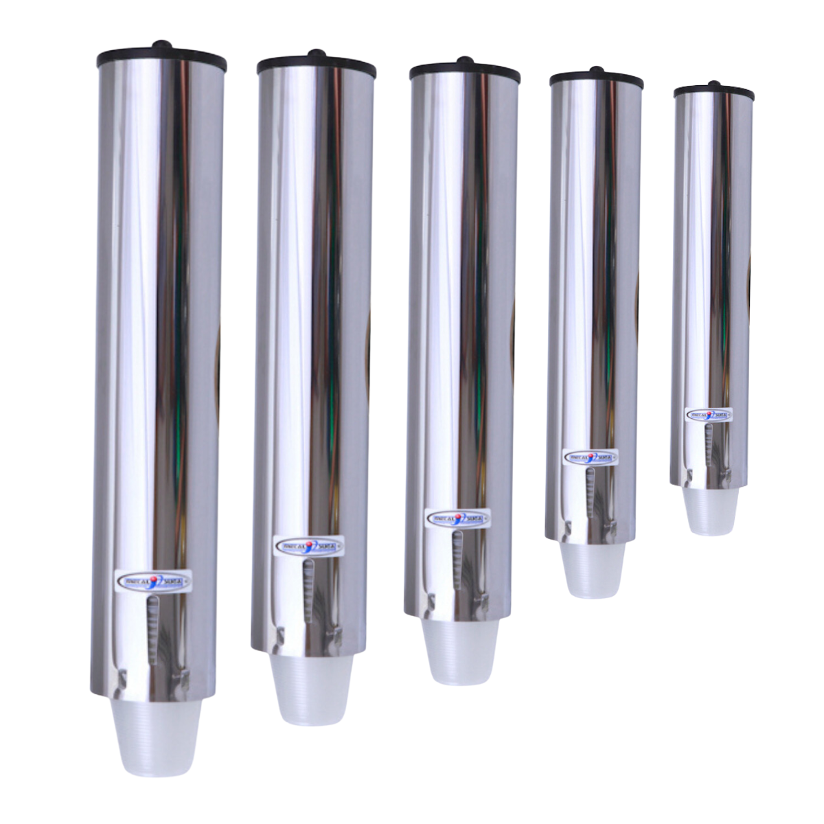 Kit Porta Copos Descartável Inox 200/300/400/500/700Ml