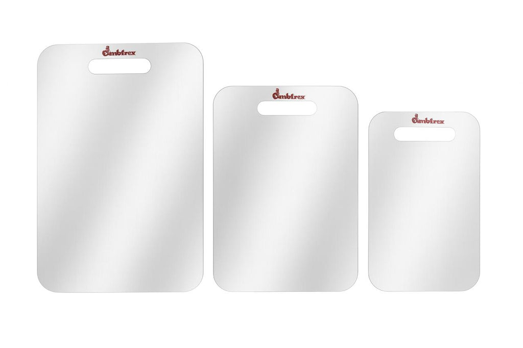 Kit 3 Tábuas De Corte Inox  P M G