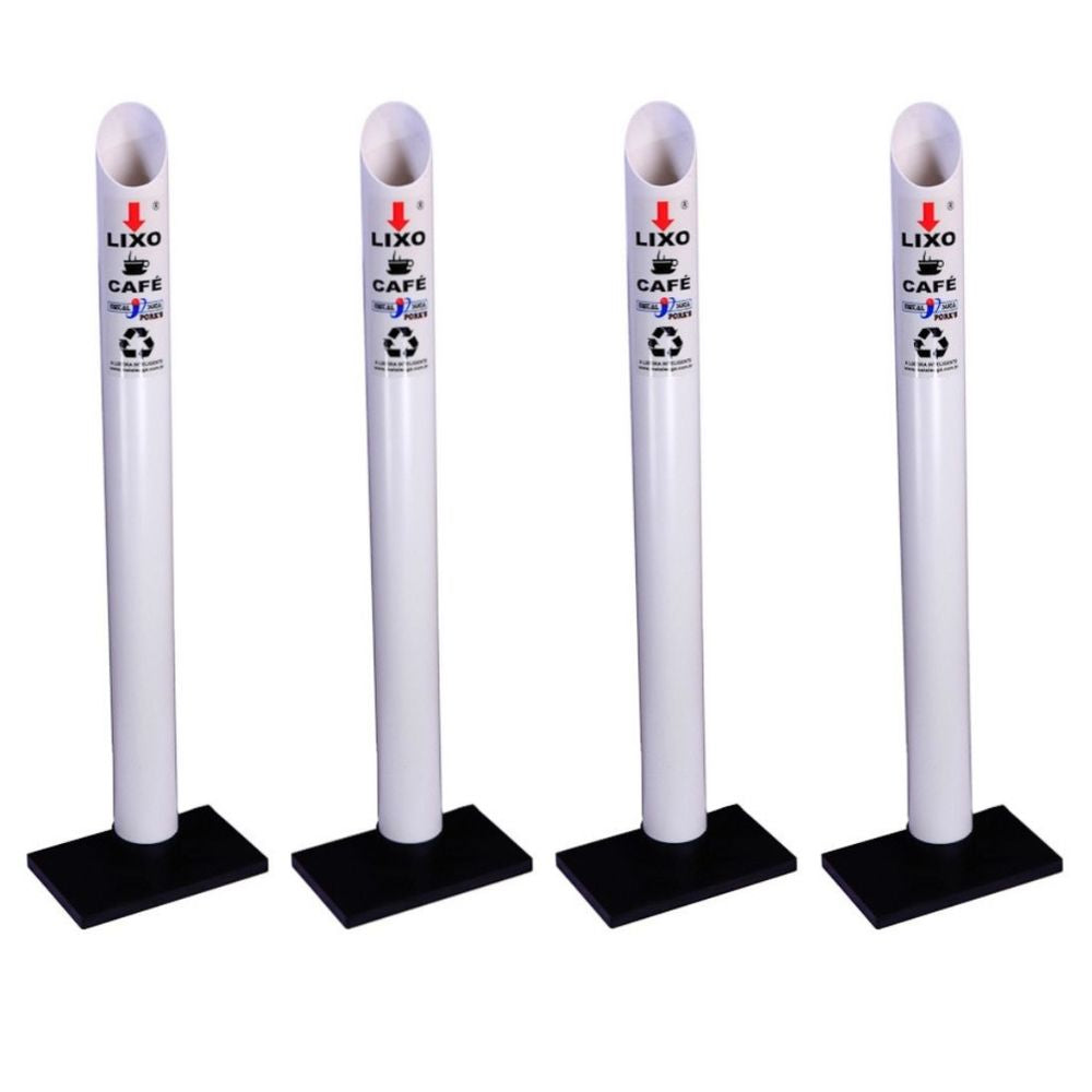 Kit 4 Coletores Individuais Café PVC