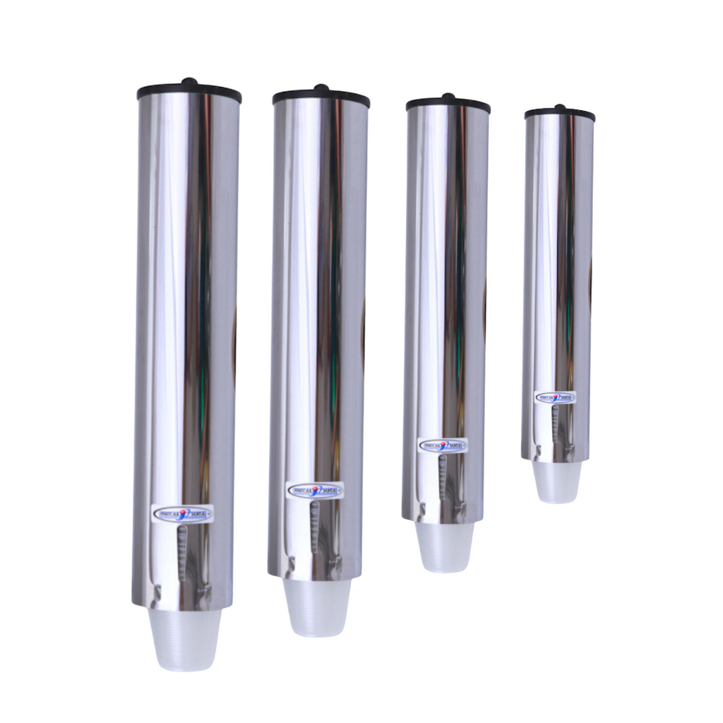 Kit Dispenser Redondo 300/400/500/700ml Inox
