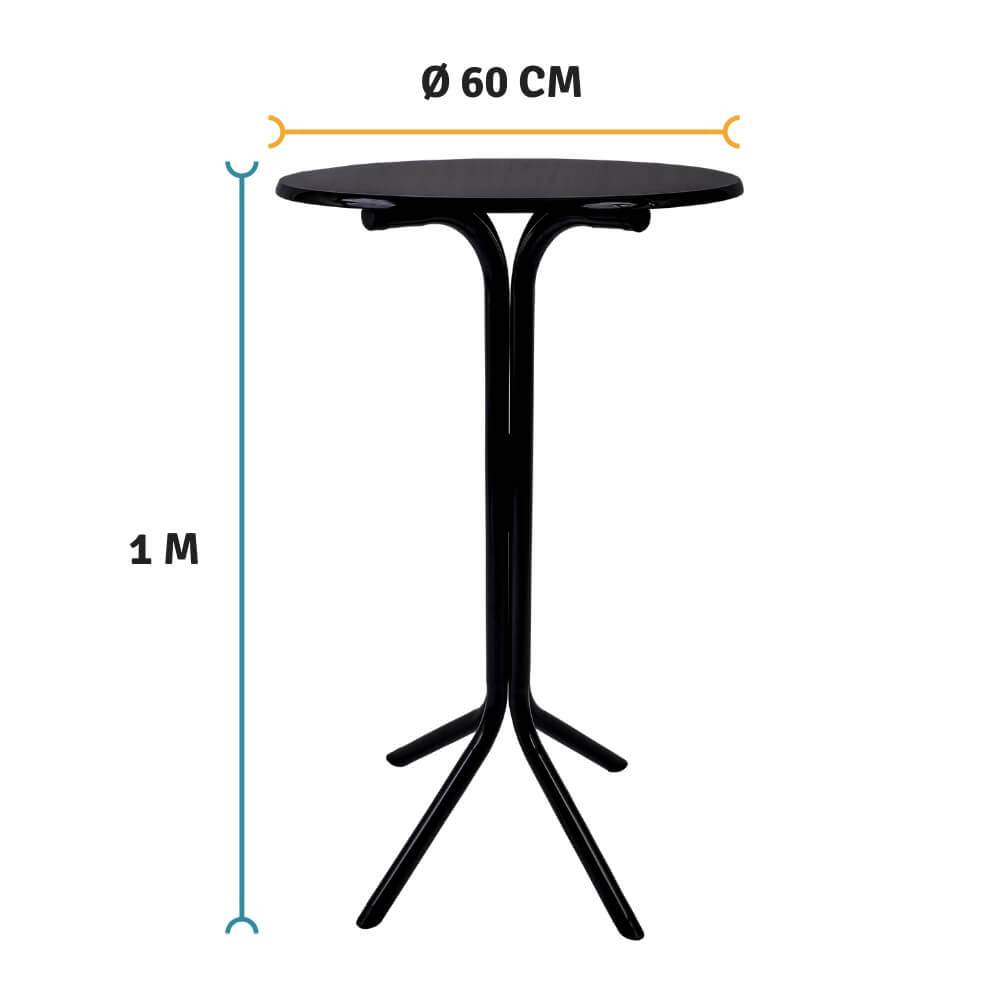 Mesa Bistrô Alta Tampo MDF