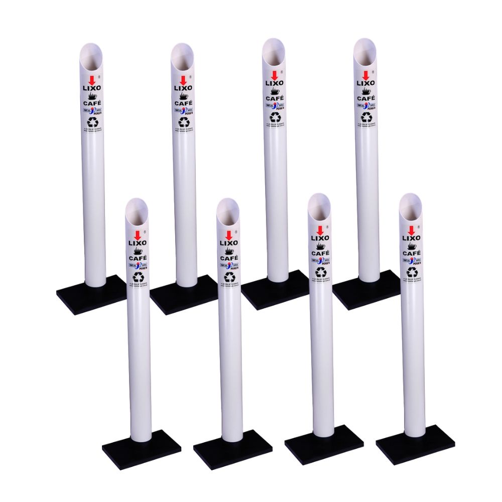 Kit 8 Coletores Individuais Café PVC