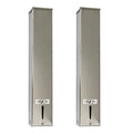 Kit 2 Dispensers Quadrado 200ml Inox