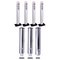 Kit 4 Coletores Individuais Água PVC + 1 Dispenser Redondo 200ml + 1 Dispenser Redondo 400ml + 1 Dispenser Redondo 50ml