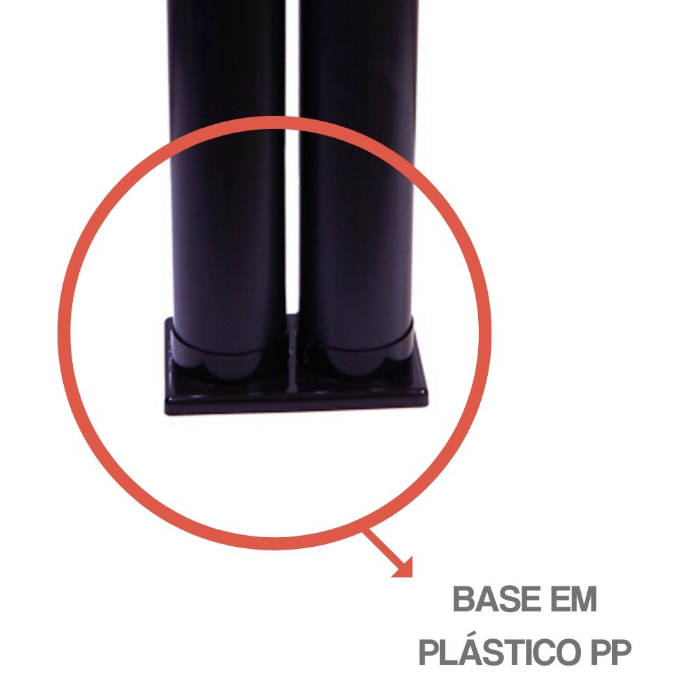 Kit 1 Dispenser Esmaltado Preto Água 200ML + 1 Coletor Duplo Água 200ml