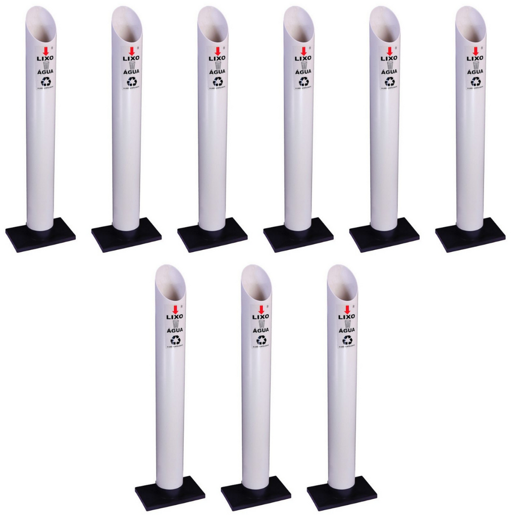 Kit 9 Coletores Individuais Água PVC