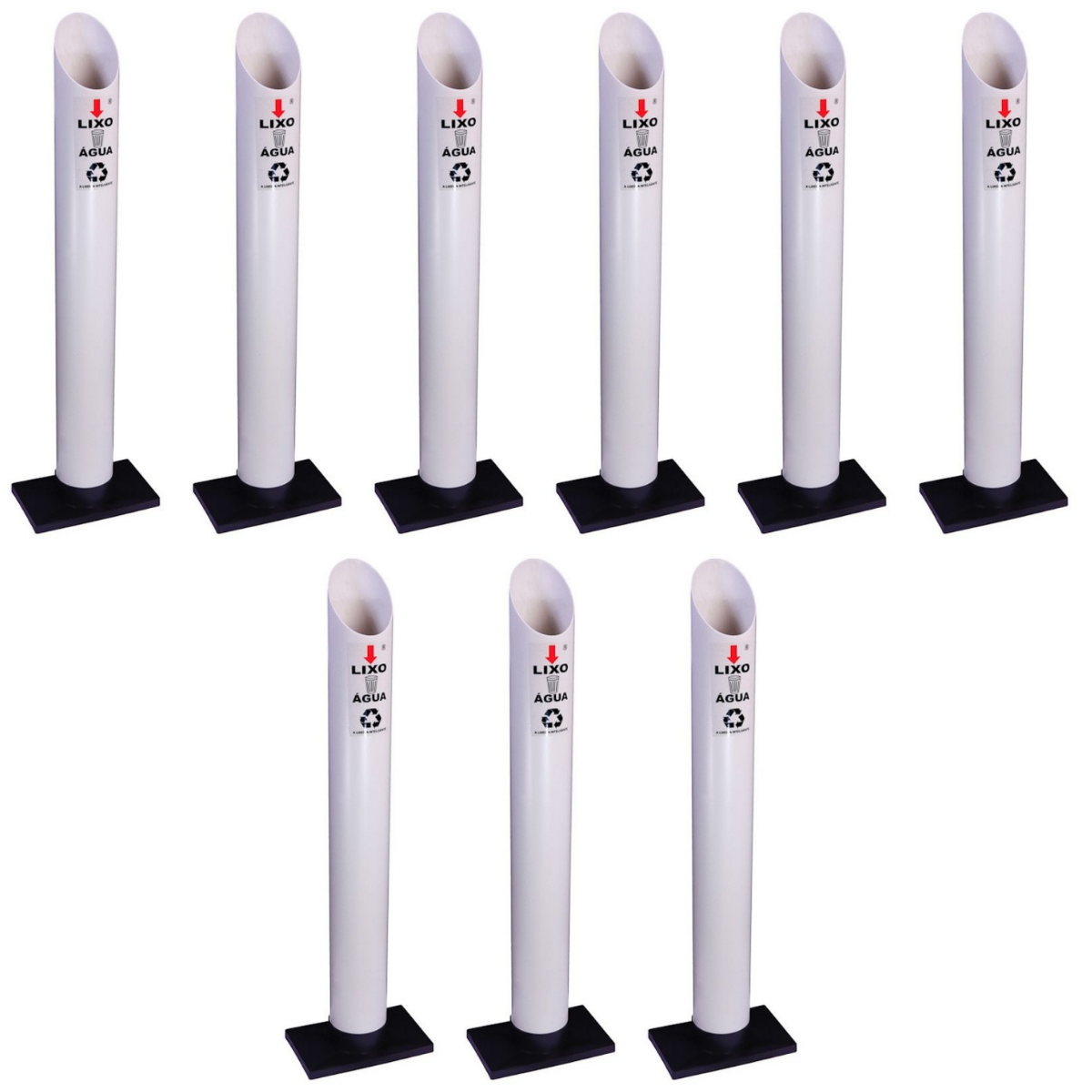 Kit 9 Coletores Individuais Água PVC