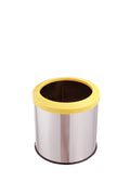 LIXEIRA INOX COM ARO PLASTICO CORES 30x30 20L MSP 604