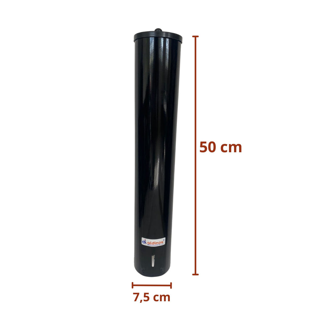Dispenser Esmaltado Preto Água 200ML MSP 063