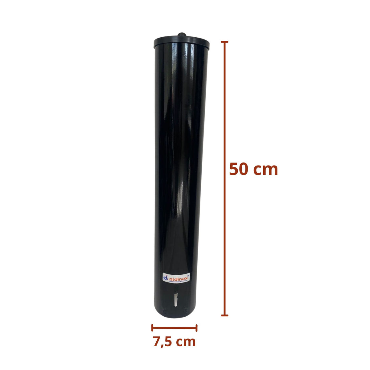 Dispenser Esmaltado Preto Água 200ML MSP 063