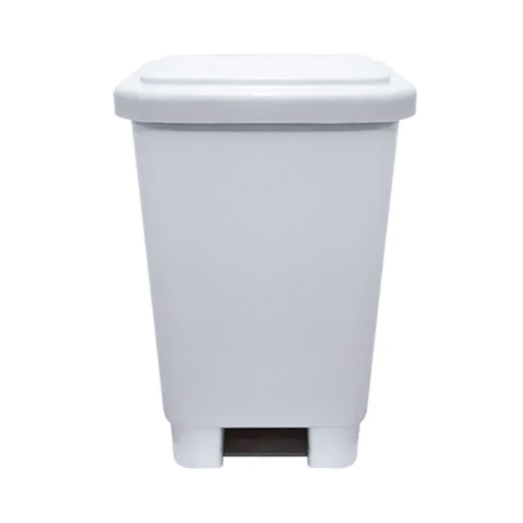 Lixeira Plástica Retangular Com Pedal 15 Litros