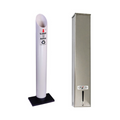 Kit 1 Coletor Individual Água PVC + 1 Dispenser Quadrado Água 200ml Inox