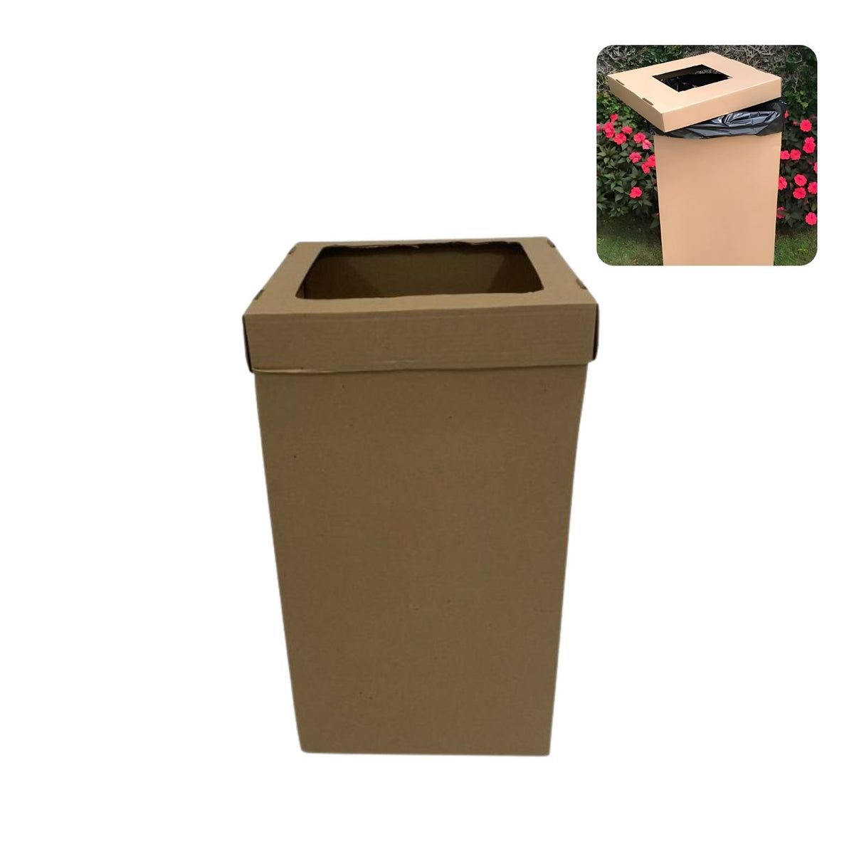 LIXEIRA PAPELÃO ECOFRIEND 100L - 10 UNIDADES