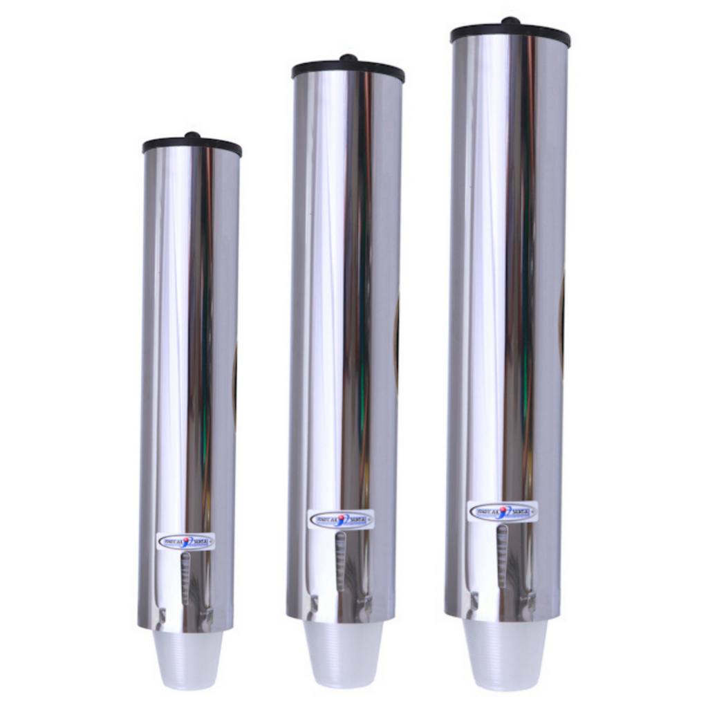 Kit Dispenser Redondo 200/400/500ml Inox