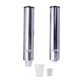 Kit 1 Dispenser Redondo 200ml Inox + 1 Dispenser Redondo 50ml Inox