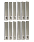 Kit 12 Dispensers Quadrado 200ml Inox
