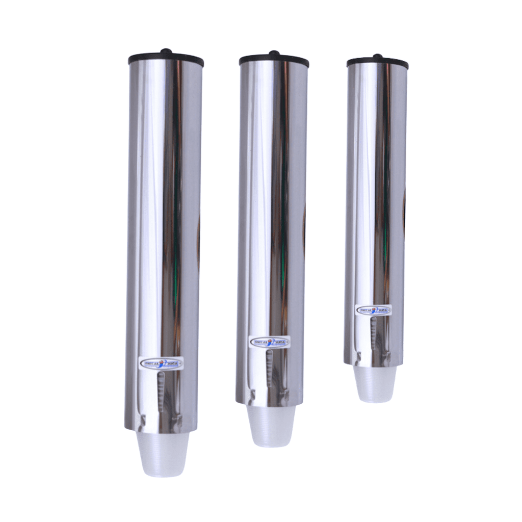 Kit Dispenser Redondo 300/400/500ml Inox