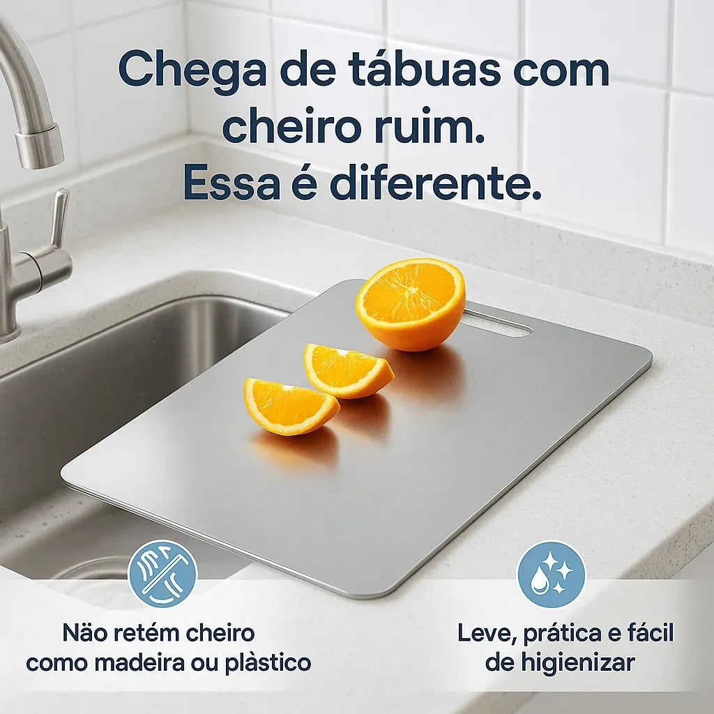 Tábua De Corte Inox Grande GG