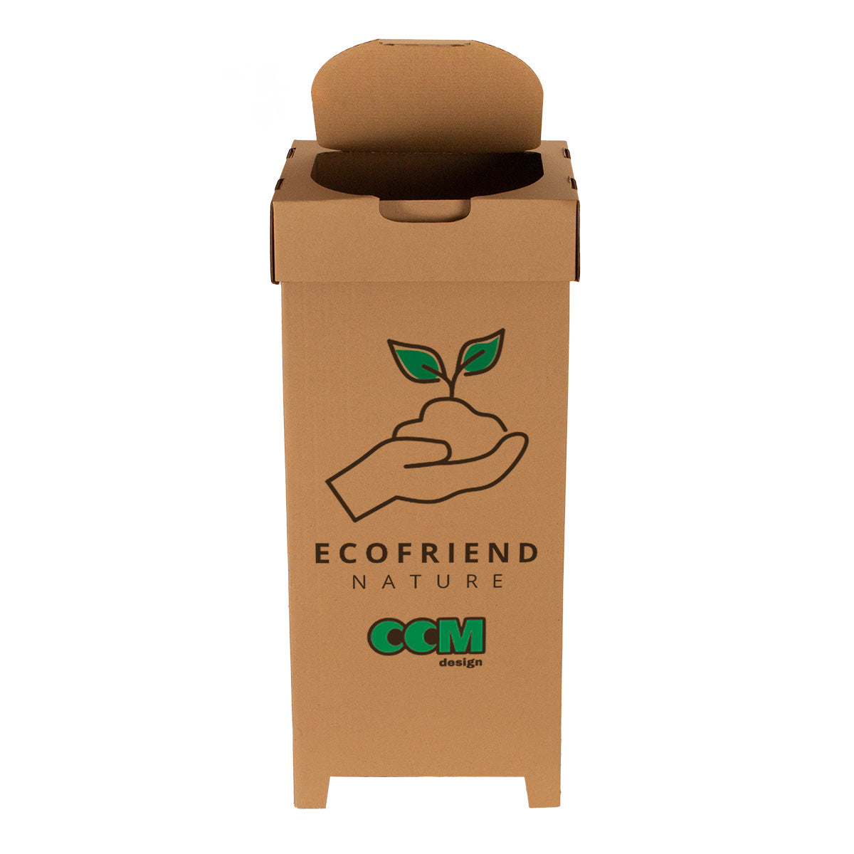 Kit 8 Lixeira Descartável De Papelão