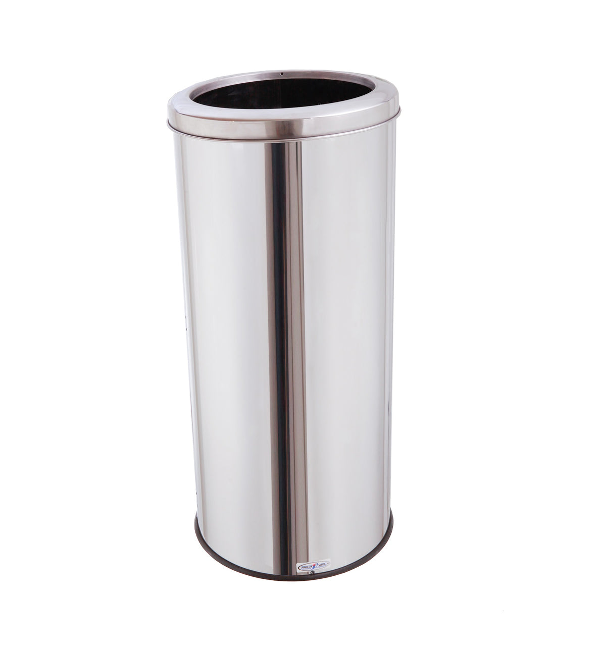 LIXEIRA INOX COM ARO INOX 30X70 50L MSP 709